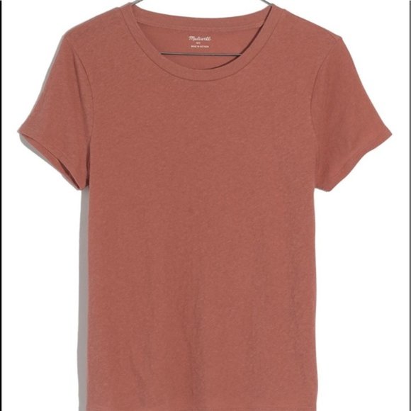 Madewell Tops - Madewell Lo-Fi Shrunken Tee Large dusty rose mauve